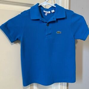 Lacoste Kids Polo Shirt in Bright Blue